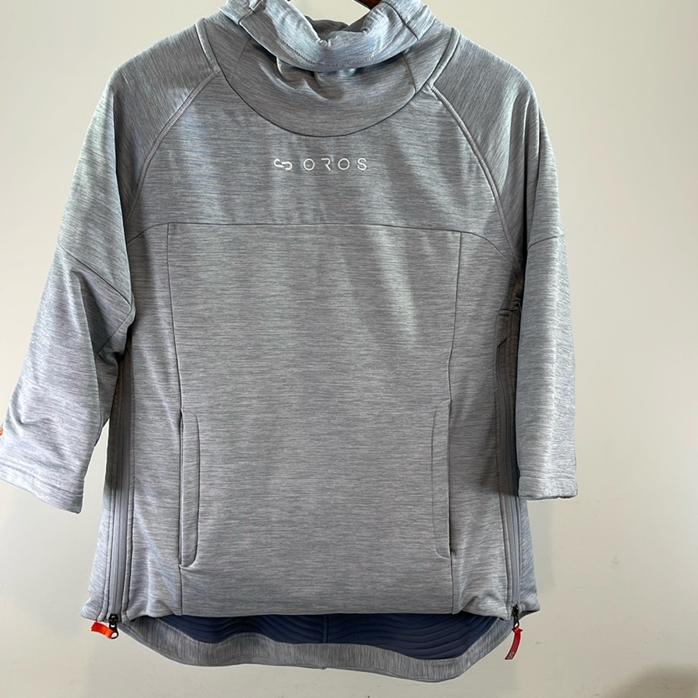 Oros Astra Pullover Solarcare Jacket Gray Flannel